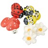 Culpitt Bee, Ladybird, Mushroom & Daisy Sugar Decorations, Spring Themed