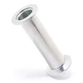 QMINOX ISO-KF25 Flange Full Nipple Fittings 4"(100mm) Length SS304 NW25 Vacuum fittings Straight Tube