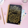 bloomdailyplanners bloom daily planners Contact Book, Gold Embroidery