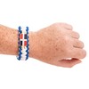 Desert Cactus Dominican Republic Flag Paracord Bracelet - Adjustable Size