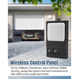 378LM 378LMC Wireless Control Panel Fit for LiftMaster, Chamberlain, 315MHz Security+ Garage Door Openers Manufactured After 2005