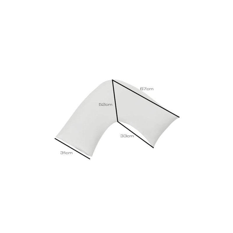 100% Cotton 300TC V Shape/U Shape/Boomerang/Tri Pillowcase/Maternity Support - Percale