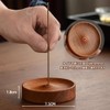 TIANTHH Incense Stick Holder Ash Free Wood Compact Portable Incense