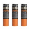 Hurraw! Vanilla & Orange Lip Balm, 3 Pack: Plastic-Free with