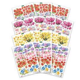 Katy Sue Die Cut Decoupage – Bumper Bouquets (Pack of 12) – Floral Bouquet Designs for Layered Card Making – Premium 150gsm Paper – UK Made Card Making Supplies