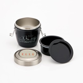 Skater STLBD6AG-A Thermal Lunch Box, ELLE 19.7 fl oz (550 ml), Antibacterial, Vacuum Stainless Steel