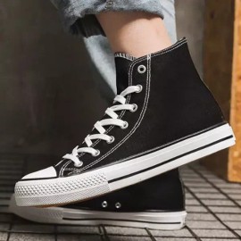 ZG 남여공용 하이탑 캐주얼 커플 운동화 봄 스니커즈 ZG511N [네이비/240] Unisex High-Top Casual Couple Sneakers Spring Sneakers ZG511N [Navy/240]