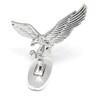 shenruifa 3D Emblem Car Front Hood Ornament Cover Chrome Eagle