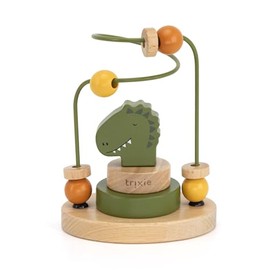 Trixie Mr Dino Beads Maze - Baby toy - FSC-Certified Wood, Green