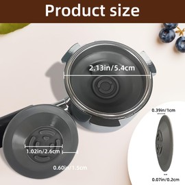 lyehip 3 Pcs Espresso Backflush Cleaning Disc 54mm Compatible with Breville Espresso Machines, Silicone Cleaning Disc Compatible with BES870XL/878/860/ 880/810/840, for Cafe Restaurant Office Home