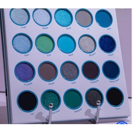 Winter Wonderland Eyeshadow Palette, 20 Colors, Shimmer and Matte Shades, Ice and Snow Theme