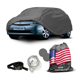 DaShield Ultimum Series Car Cover Waterproof All Weather for Toyota Prius Car Cover 2003-2022 Hatchback 4-Door - Protection Semi Custom Fit - Dust, Sun, Snow, Rain, Protection in&Outdoor