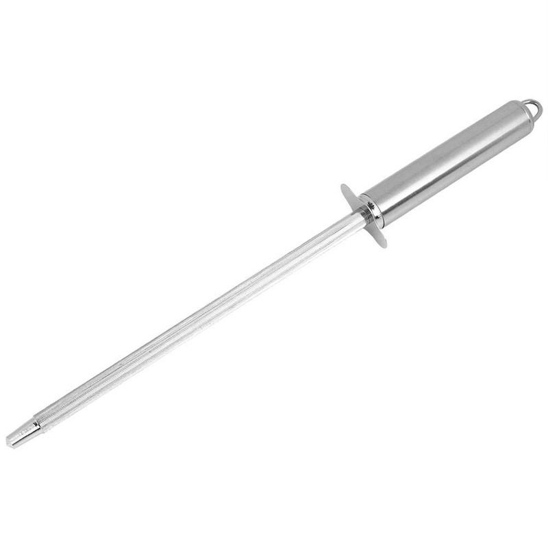 Sharpening Rod, 1 Pcs Stainless Steel Knife Sharpener Handle Sharpening