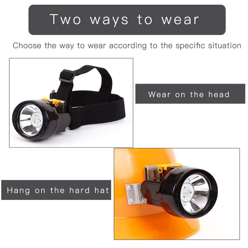 Yongkist Waterproof Explosion-Proof Mining Headlamp - Rechargeable Underground LED Headlamp