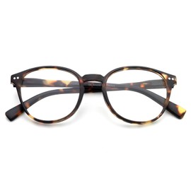 OuShiun Round Reading Glasses for Women Men（+3.0）