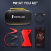DBPOWER Portable Battery Jump Starter Power Pack for Car with