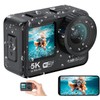Somikon Mini Underwater Camera: Mini Action Cam with 5K Resolution,