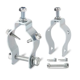 Universal Tube Gate Bracket Kit for Automatic Swing Gate Opener System, for 1.6-2" Diameter Tubes, Mounting Accessories, Easy Installation, Compatible with Ghost Controls, Mighty Mule, Topens, JUJIANG