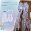 Totority 2pcs Mermaid Hair Bows for Women Lightweight Comfortable Bowknot