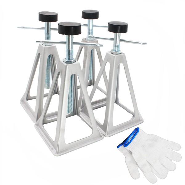 X-Haibei RV Stabilizers Jacks for Trailer Camper 4 Pack Aluminum