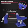 Heavy Duty Bench Vise 4.5 Inch: Table Clamp Woodworking Vice