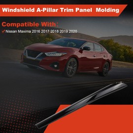 76837-9DD0A Left Driver Side Windshield A Pillar Trim Panel Molding Compatible with Nissan Maxima 2016 2017 2018 2019 2020 Replaces 768367DD0A