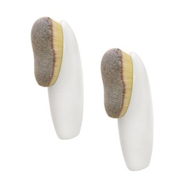 Ipetboom 2pcs Multi-functional Foundation Brush for Professional Makeup Application Versatile Cosmetic Tools for Blending Creams Powders and Concealers