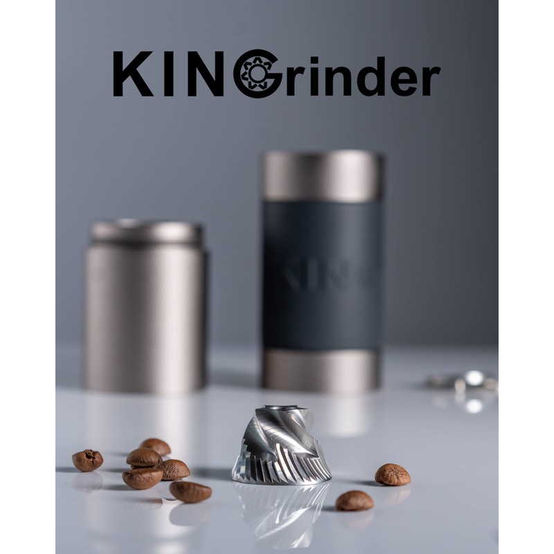 【Famous KOL Recommended】KINGrinder K0 Iron Grey Manual Hand Coffee Grinder