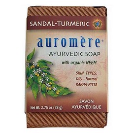 Auromere Ayurvedic Neem Sandal Turmeric Soap 78g