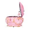 LED Music Box Figurine Rotation Exquisite Music Box Home Decoration