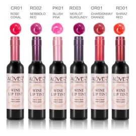 Labial A Prueba De Agua Botella De Vino Gloss Larga Duración                                                                                          