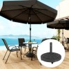 Heavy Duty 46 Lbs Resin Round Patio Umbrella Base Stand
