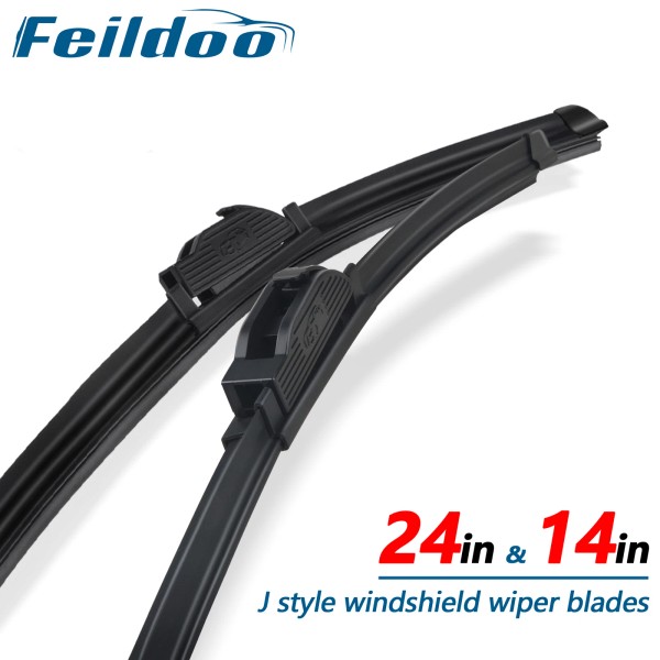 Feildoo 24"&17" Windshield Wiper Blades Fit For Honda Car Front