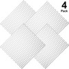 Trolleyshop 4pcs/Pack Dryer Vent Grill Bird Guards, Bathroom Exhaust Vent