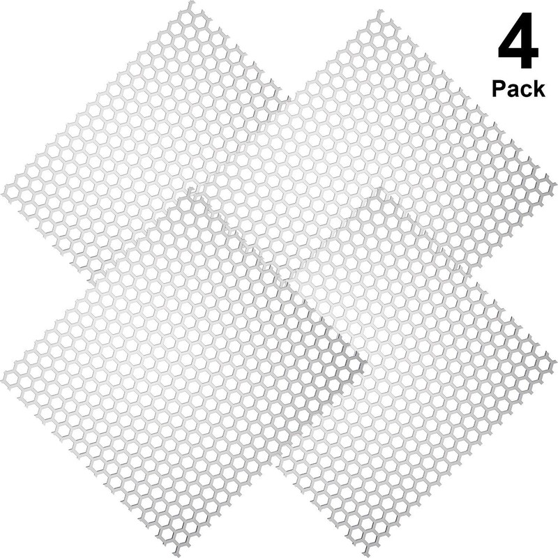 Trolleyshop 4pcs/Pack Dryer Vent Grill Bird Guards, Bathroom Exhaust Vent