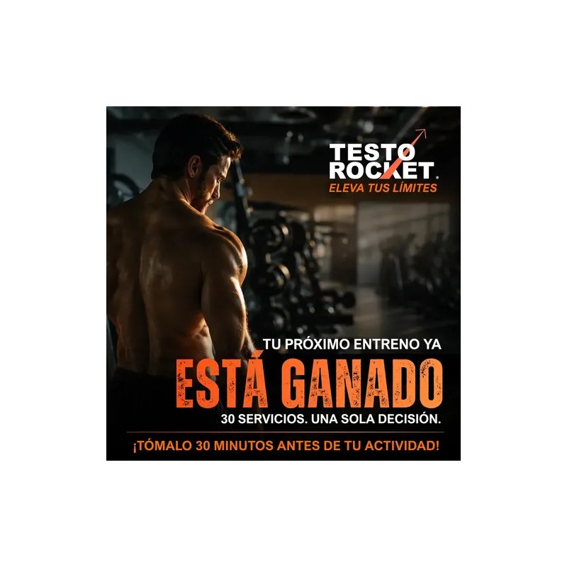 Testo Rocket Volcano Pre Entreno Pre Workout Supplement Mango Chamoy,