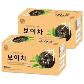 SellerHub 송원 우리차 보이차 200T (100Tx2개) (S46121100) Songwon Our Tea Pu-erh Tea 200T (100T x 2 packs) (S46121100)