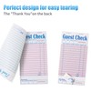 ZPARIK ZPARIK 12 Pack Pink Guest Checks Books for Servers