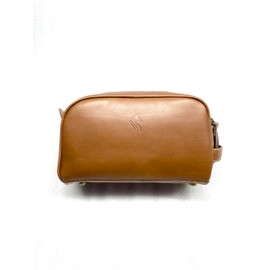 ZOLO LEATHERS Leather Toiletry Bag, Premium Genuine Leather Vintage Travel Shaving & Dopp Kit : for Toiletries, Cosmetics & More : Spacious Interior & Waterproof Lining : Compact, (Arlington)