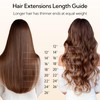 HOTBANANA Invisi Edge Clip in Hair Extensions, 14inch 100g 4Pcs