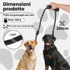 Guinzaglio per Cani Regolabile 2m per Cani Di Taglia Grande