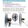 30 Inch Fan Cover,Dustproof Covers for 30" Industrial Pedestal Floor