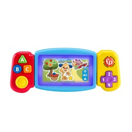 Fisher-Price Learning Fun Game Console - Children's Toy with Lights, Sounds and Learning Songs, Version: Dutch, English, French, German, Italian, HNL51