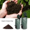 Compost Bin, Outdoor Garbage Can Composting Bag Reusable Yard Waste