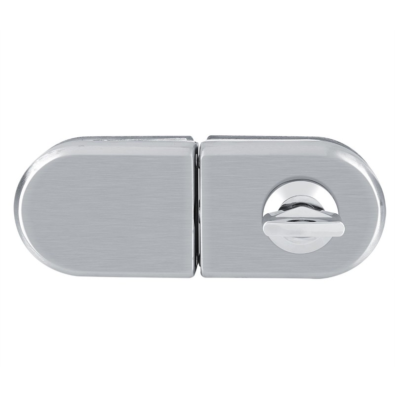 Stainless Steel 10~12mm Glass Door Lock Rotary Knob Open/Close Home