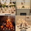 Rechargeable Flameless Tea Lights Candles with Charging Station 6Pcs Battery