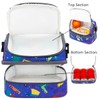 FlowFly Double Decker Cooler Insulated Lunch Bag Large Tote for