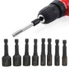 GAESHOW Pack of 8 Tap Adapter, M4-M16, 1/4 Inch Screwdriver