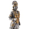 Roman Legionnaire with Sword in Pewter, Silver and Gold Painted