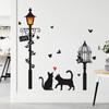 ZARROUEA Wall Sticker (Cats, Dogs, Animals, Street Lights, 3D Sticker